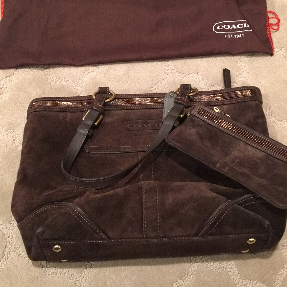 Coach bag and Wristlet